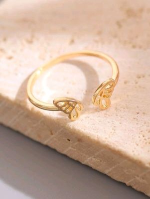 แหวนหุ้มทอง แหวนปีกผีเสื้อ แหวนเกาหลี