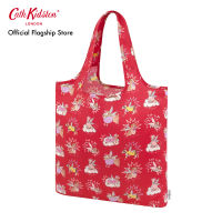 Cath Kidston Foldaway Shopper Star Dogs Red กระเป๋า กระเป๋าถือ กระเป๋าสีแดง กระเป๋าแคทคิดสตัน