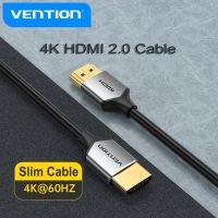 Vention Kabel HDMI 4K 2.0 HDMI Ramping Kabel Jantan Ke Jantan untuk PS4 Apple TV Kotak Sakelar Pemisah 60Hz Kabel Video Audio HDMI Tipis