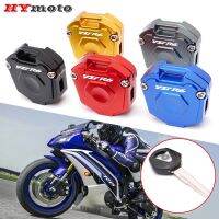 2023 Latest Universal Motorcycle CNC Accessories Creative Key Cover Cap Case Shell For Yamaha YZFR6 YZF R6 YZF-R6 All Years 2022