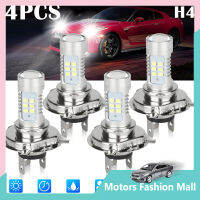 4Pcs H4 9003 Hb2 Ultra-สีขาวไฟหน้ารถมอเตอร์ไซค์แบบ Led การเปลี่ยนแปลงหัวหลอดไฟ High Beam 6000K Ip67กันน้ำ360องศา