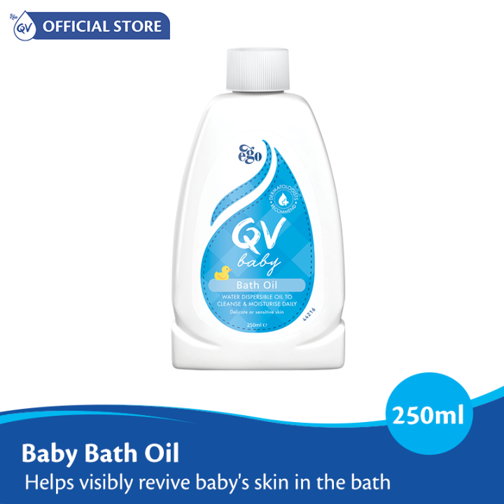 QV Baby Bath Oil 250ml Water Dispersible Oil Vitamin E Suitable