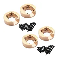 4Pcs 110G Brass Counterweight Balance Weight for CR3.4 KHAMBA CR1.8 Yucatan RC Crawler Car Upgrade Parts