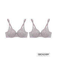 Sabina เสื้อชั้นใน (Set 2 ชิ้น) มีโครง รุ่น Function Bra รหัส SBO425 สีน้ำตาล