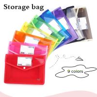 A4 A5 PP Waterproof Transparent Document Storage Organizer Three-Dimensional File Bag Papers Pouch Folder For Office Home