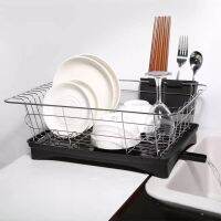 [⚡ส่งฟรี] Dish Racks ที่คว้ำจาน ชั้นวางจานสแตนเลส ที่วางจาน สแตนเลส สไตล์มินิมัล ชั้นวางของในครัว ที่คว้ำจานมีรูระบายน้ำ **สินค้าพร้อมส่ง**