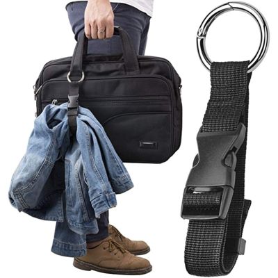 Handbag Clip Strap Luggage Strap Holder Carabiner Bag Strap Spring Coil Hook Strap