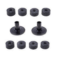 feibeinan66 8pcs 25mm Felt WASHER + 2pcs cymbal Sleeves REPLACEMENT for SHELF Drum Kit