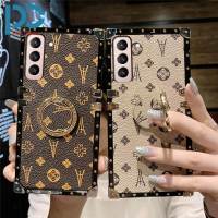 เคสโทรศัพท์หนังคลาสสิกสำหรับ Samsung Galaxy Note 20,เคสลายดอกไม้ขนาดเล็ก + ขายึดโลหะ