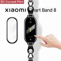 3D แก้วอ่อนสำหรับ Xiaomi Mi วง8 7 6 5เต็มฝาครอบป้องกันหน้าจอฟิล์มโค้งสำหรับ Miband 8 7 Band8 S Martband อุปกรณ์เสริม