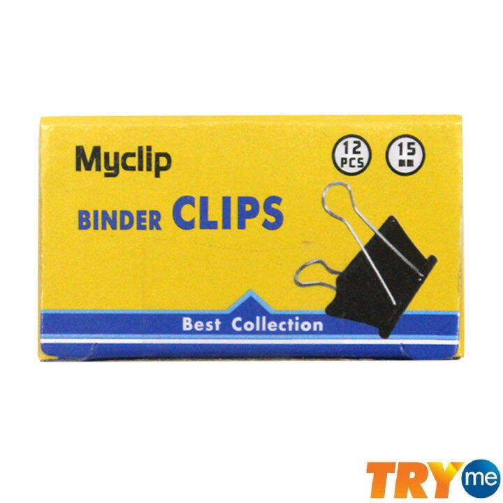 Myclip Binder Clips (15mm x 12Pcs) | Lazada