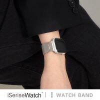 【Hot seller】 Suitable for iwatch strap s8 7 generation applewatch6 Milanese suction breathable 5