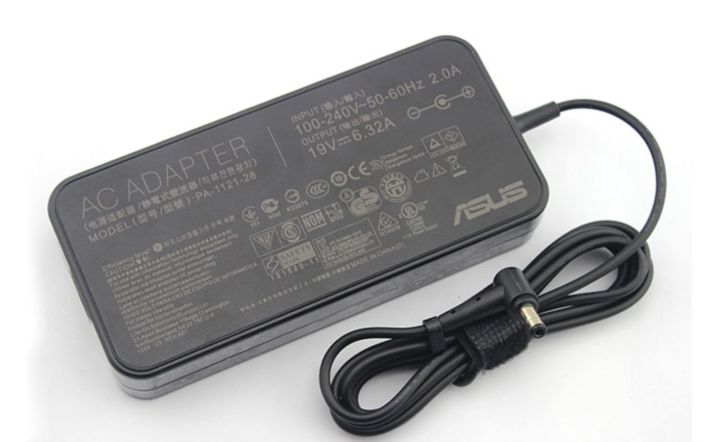 สำหรับโน้ตบุ๊ค-asus-อะแดปเตอร์ชาร์จไฟ19v6-32a-a550j-ป้อมปราการเหินฟ้า-fx50-zx50jx