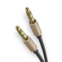 ROCK 3.5 mm Jack Audio Cable Gold Plated Male to Male 1m Aux Cable for iPhone Car Headphone Speaker Auxiliary Cord