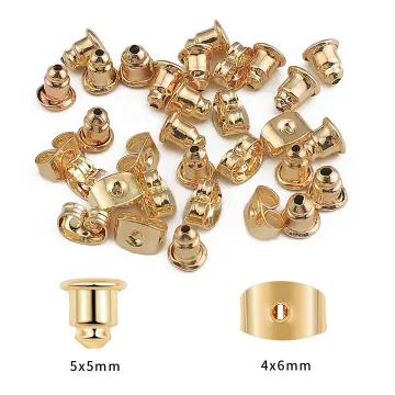 Gold plated sale earring backs