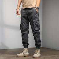 Spot Gifts Cross -Border Workers 2022 Spring And Autumn Casual Pants MenS Tide New Cotton High -Quality Trippot Pocket