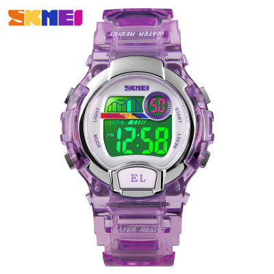 SKMEI Sport Kids Watch Girls Student Children S Watch Waterproof Alarm Clock Stopwatch Timing Watch LED Luminous Digital Watch