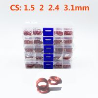 Mesin cuci silikon merah VMQ O cincin Gasket CS 1.5/2.0/2.4/3.1mm penyegelan pipa mesin cuci tahan minyak suhu tinggi o-cincin Kit