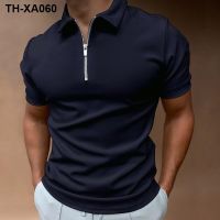 2023 mens polo pure lapel t-shirts with short sleeves casual fit coat Europe and the States