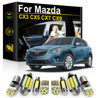 สำหรับ Mazda CX3 CX5 CX7 CX9 CX 3 5 7 9 2007 2010 2011 2015 2016 2017 2018 2020 2021ภายในรถไฟ LED อุปกรณ์เสริม Canbus