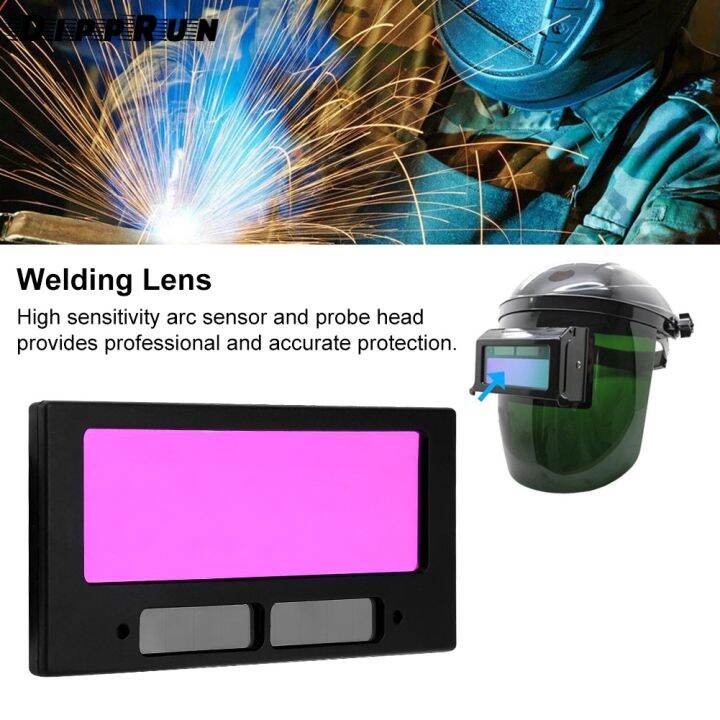 DIPPRUN Solar Automatic Dimming Welding Lens Shade Auto Darkening