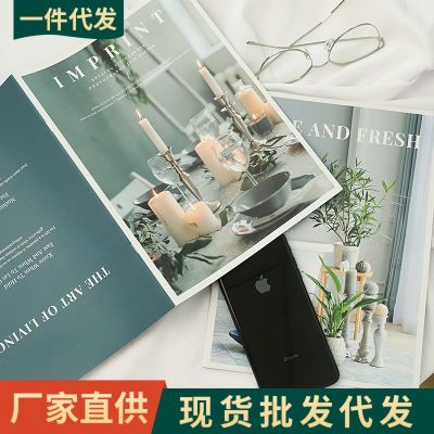 [COD] English magazine album photography background props gourmet cosmetics ins photo