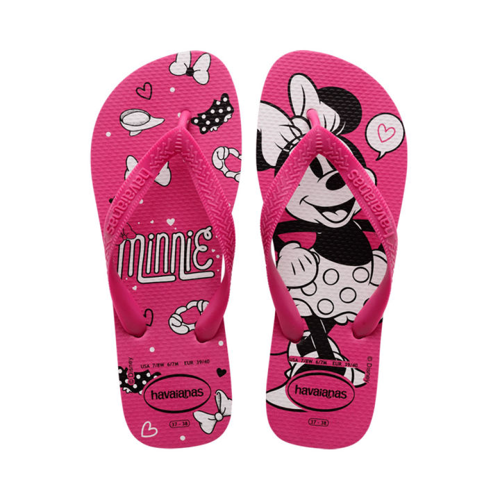 Havaianas Top Disney Flip Flops (Pink Electric) | Lazada PH