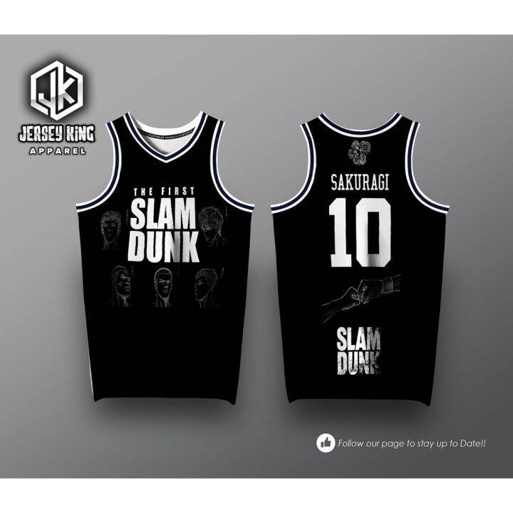 The First Slam Dunk Full Sublimation Basketball Jersey Design 2023