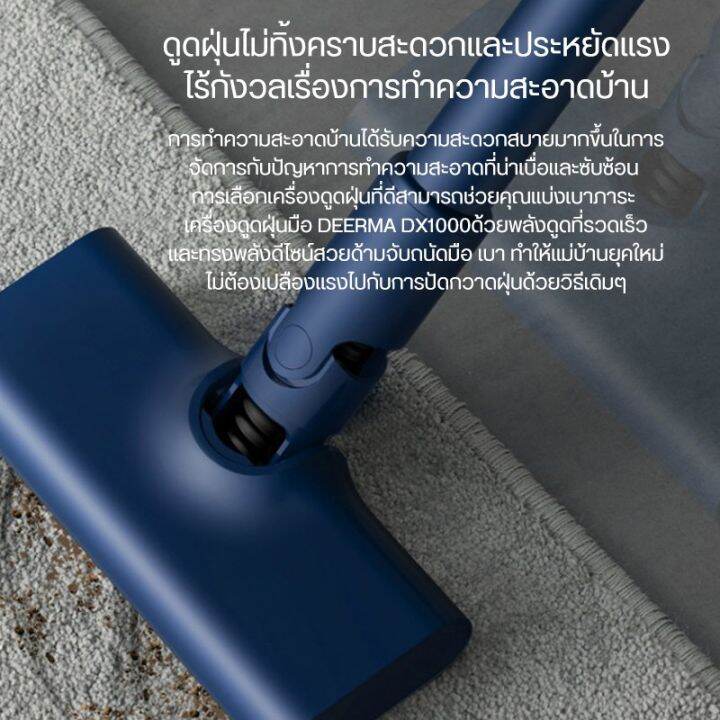 hot-deerma-dx1000-เครื่องดูดฝุ่นแบบมือถือ-มอเตอร์ความเร็วสูงและทรงพลังสูงถึง-38000-รอบต่อนาที-แรงดูดสูงถึง-16000pa-ส่งด่วน-เครื่อง-ดูด-ฝุ่น-เครื่องดูดฝุ่นไร้สาย-เครื่องดูดฝุ่นมินิ-เครื่องดูดฝุ่นรถ