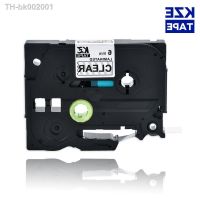 ✔✈ 6mm Tze111 Black on Clear Laminated Label Tape Cassette Cartridge label ribbon tze tape Tze-111 tze 111 tze111 for P-touch PT
