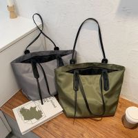 （STOCK）- Big Bag 2023 New Trendy Internet Celebrity Womens Large Capacity Versatile Popular Canvas Hand Shoulder Tote