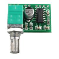 PAM8403 5V 2-Channel USB Power Audio Amplifier Board 3W*2 Volume โมดูลขยายเสียง