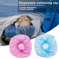 100pcs Portable Outdoor Tourism Accessories Men Women Disposable Swimming Caps Swim Caps