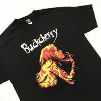 [COD] 00S เสื้อยืดแฟชั่น แขนสั้น พิมพ์ลาย Buckcherry สองด้าน สไตล์วินเทจ สีดําS-5XL  Y3D2