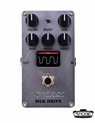 Vox  Silk Drive เอฟเฟคกีตาร์ เสียงแตก Overdrive พร้อมเทคโนโลยี Nutube มีสวิทช์เลือกได้ถึง 3 โหมด + แถมฟรีถ่าน 9V