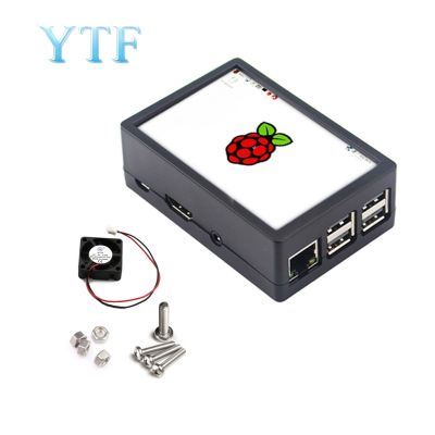 【✴COD✴】 fuchijin77 Raspberry Pi สามารถติดตั้งได้กับตู้เย็น2 In 1แชสซี Abs กล่อง3b หน้าจอสัมผัส3.5นิ้วเปลือกแสดงผล