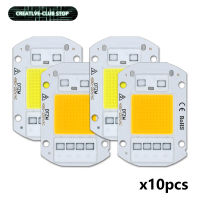 10ชิ้นซัง LED ชิป AC 220โวลต์10วัตต์20วัตต์30วัตต์50วัตต์โคมไฟลูกปัดสมาร์ท IC ไม่จำเป็นต้องไดร์เวอร์อบอุ่นเย็นสีขาวไดโอดสำหรับสปอตไล Floodlight DIY