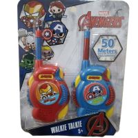 วอกกี้ท้อกกี้ มาร์เวล ของเล่น  Walkie Talkie Marvel มี 2 ชิ้น ใน 1 ชุด วิทยุสื่อสาร สนทนาโต้ตอบ