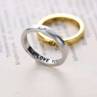 2 Pcs Sun Moon Lover Couple Rings Simple Opening Ring For Couple Men Women Wedding Engagement Promise Valentines Day Jewelry