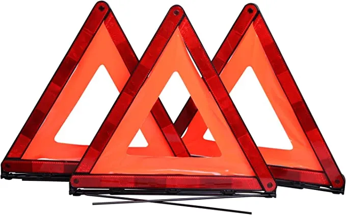 CARTMAN Foldable Warning Triangle Emergency Warning Triangle Reflector ...