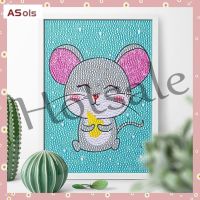 【hot sale】 ☜ B02 Chinese zodiac full diamond painting childrens puzzle toy diamond sticker with frame DIY handmade gift girl