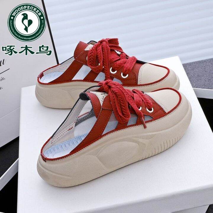 hot-sale-woodpecker-baotou-womens-outerwear-2023-summer-new-fashion-all-match-thick-soled-non-slip-comfortable-casual-half-slippers