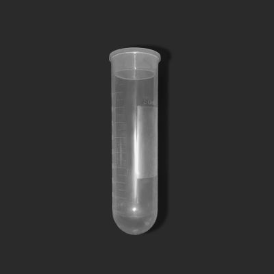 【YF】☃  50pcs/Bag 50ml Plastic Transparent Test Tube Round Bottom With Scale Centrifuge Bottle