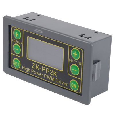 ZK-PP2K PWM DC 3.3-30V 12V 24V Motor Speed Controller Regulator 8A 150W Adjustable LED Dimmer Pulse Frequency Duty Ratio