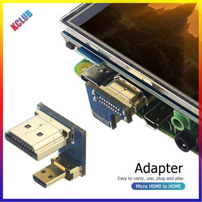 ไมโคร HDMI ขนาดเล็ก-เข้ากันได้กับ HDMI-เข้ากันได้อะแดปเตอร์หน้าจอ HDMI-เข้ากันได้กับ4B HDMI