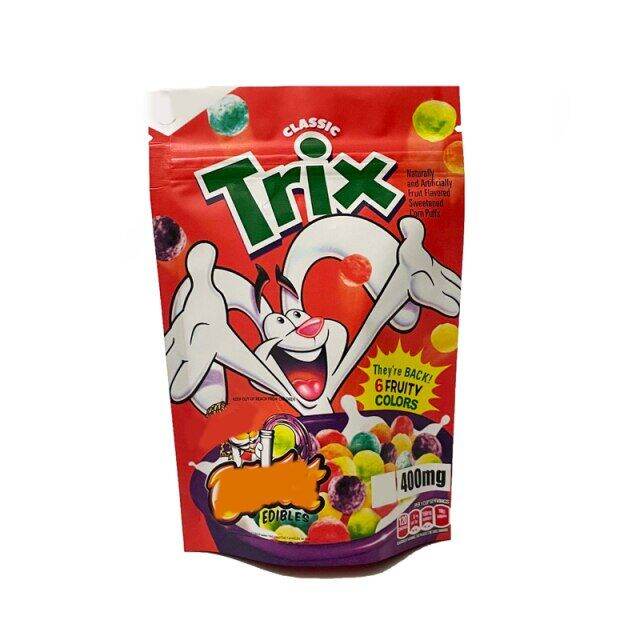 In Stock 400mg Chocolate Puffs Berries Cereal Edibles Bags Cheetos Trix
