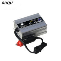 BUQU อินเวอร์เตอร์150W,อินเวอร์เตอร์ออนบอร์ดแบบพกพา12V 220V AC220V แปลง12v24vdc ชาร์จไฟ