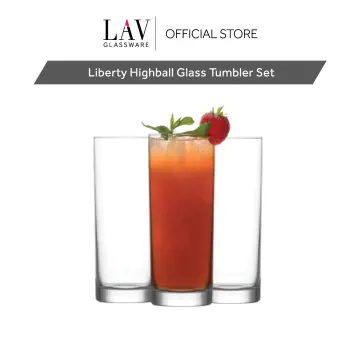 LAV Liberty 6 - Piece 12.25oz. Glass Highball Glass Glassware Set