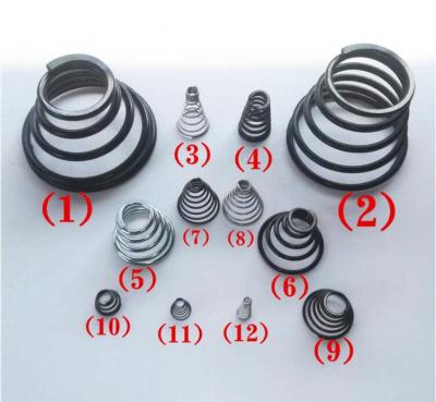 2pcs conical coil spring conical sprial compression spring double conical spring