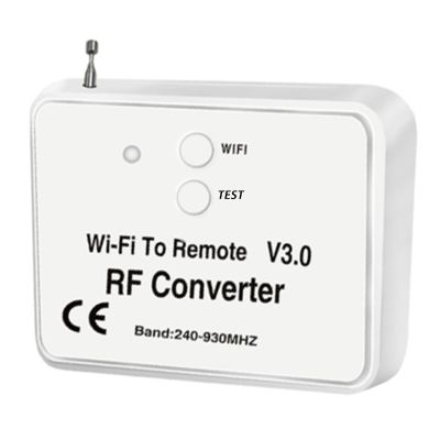 【Support-Cod】 ตัวแปลงไวไฟเป็น RF ไร้สายแทนโทรศัพท์รีโมทคอนโทรล240-930Mhz สมาร์ทโฮม